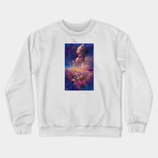 Infinity Flower Garden Crewneck Sweatshirt